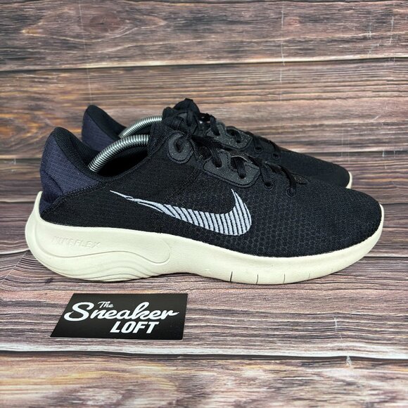 Nike Flex Experience Run 11 Men's Black Athletic Shoes - Picture 1 of 8